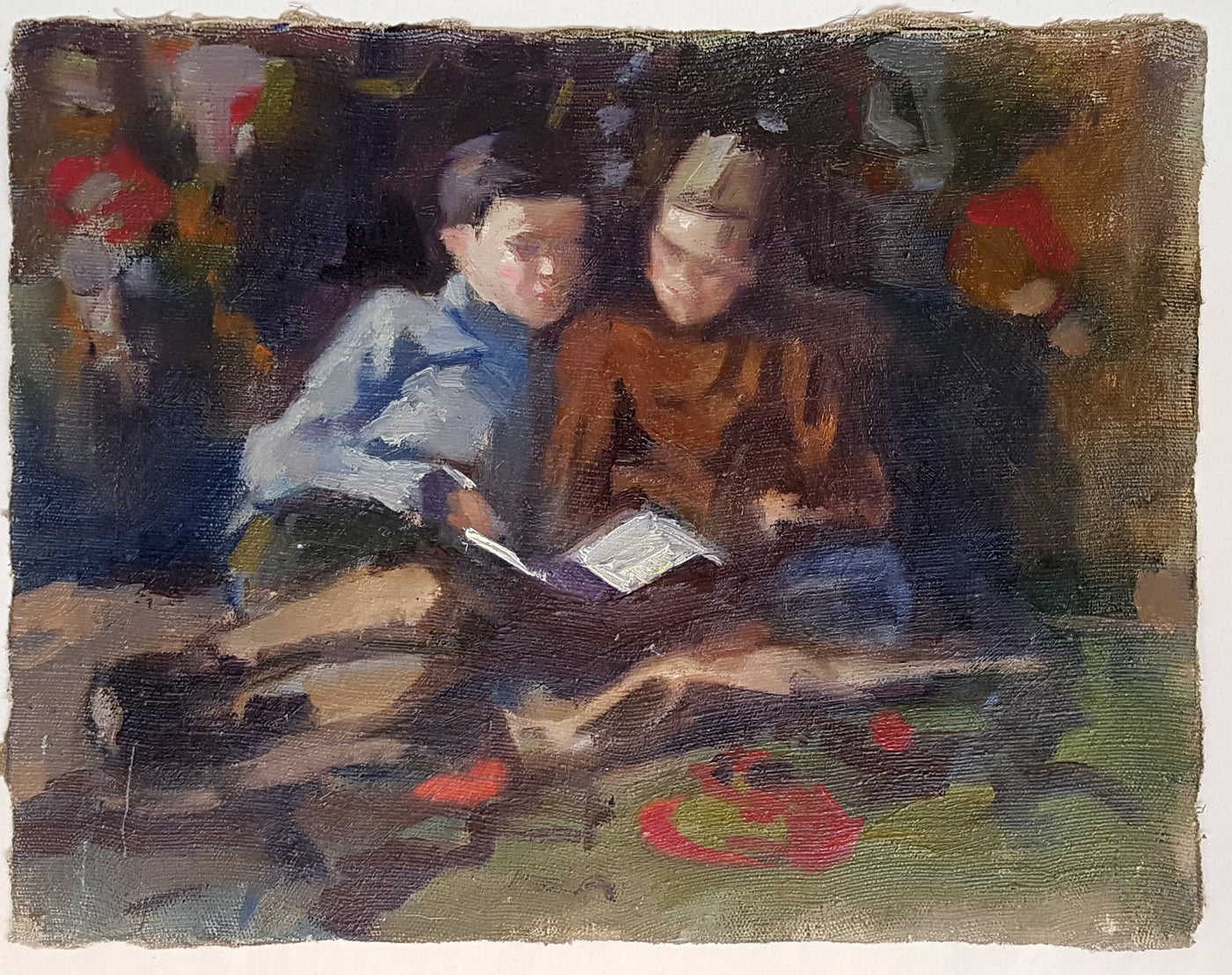Ukrainian artwork by Semen Natanovich Guyetsky, featured in Theresa Rézeau Fine Art editorial on Ukraine's art world under war