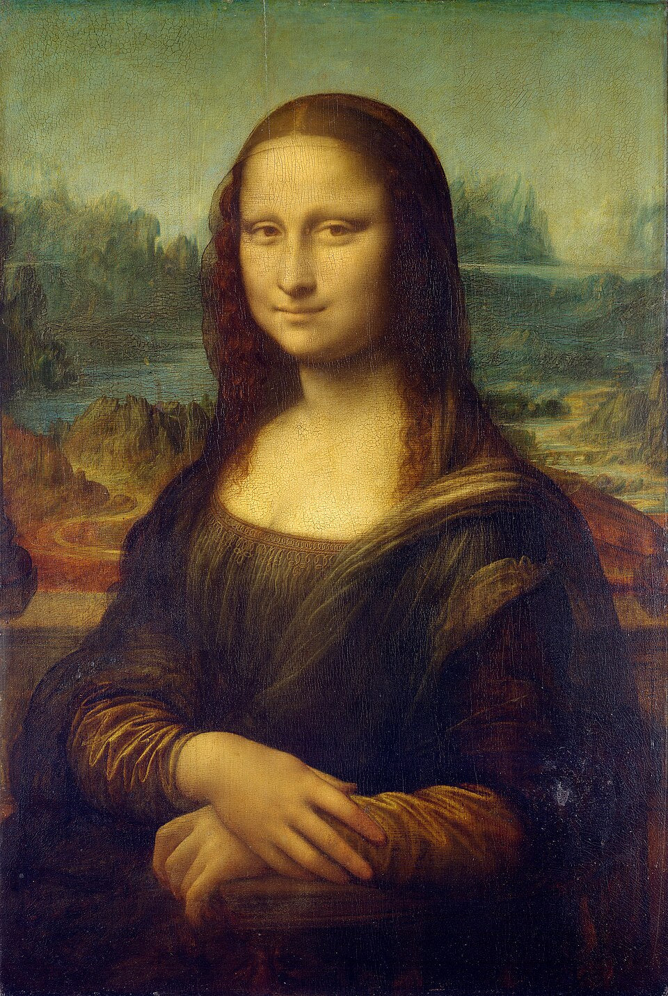 A detail evoking the quiet presence of Leonardo da Vinci's Mona Lisa — an essay by Theresa Rézeau